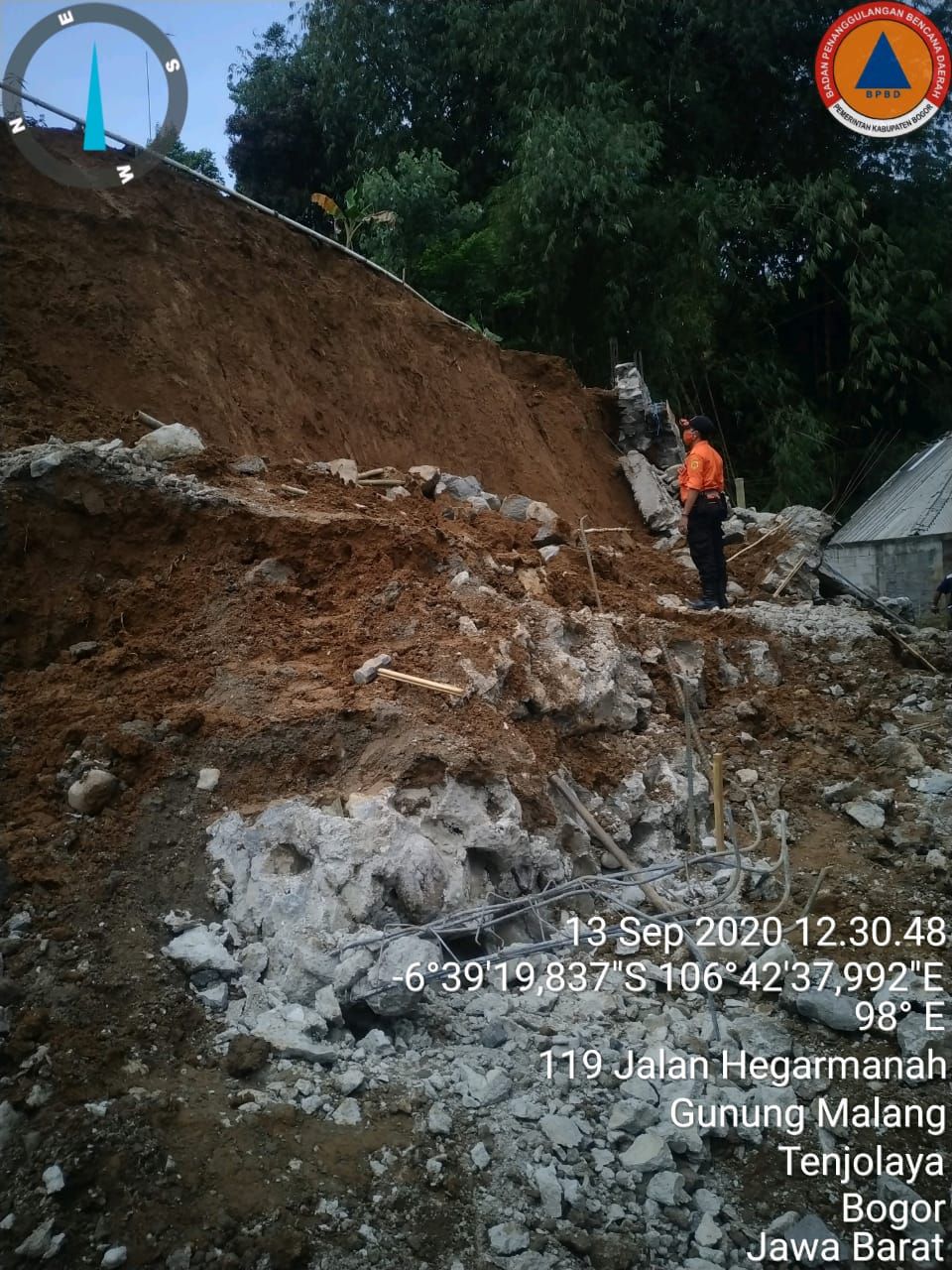 Tanah Longsor Di Kecamatan Tenjolaya – BPBD Kabupaten Bogor