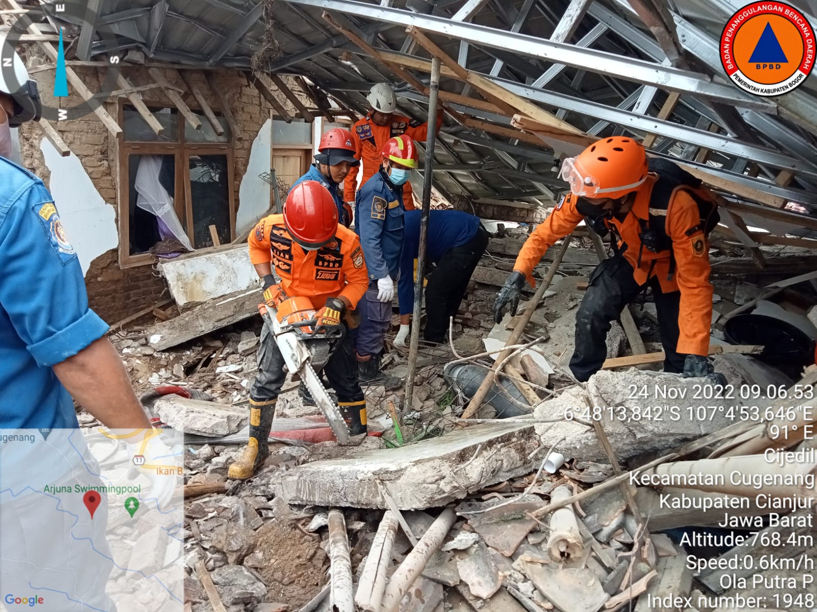 Penanganan Dan Evakuasi Luar Daerah Pasca Gempa Bumi Kabupaten Cianjur BPBD Kabupaten Bogor