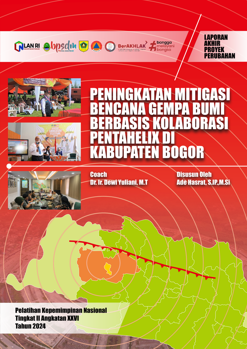 Peningkatan Mitigasi Bencana Gempa Bumi Berbasis Kolaborasi Pentahelix di Kabupaten Bogor