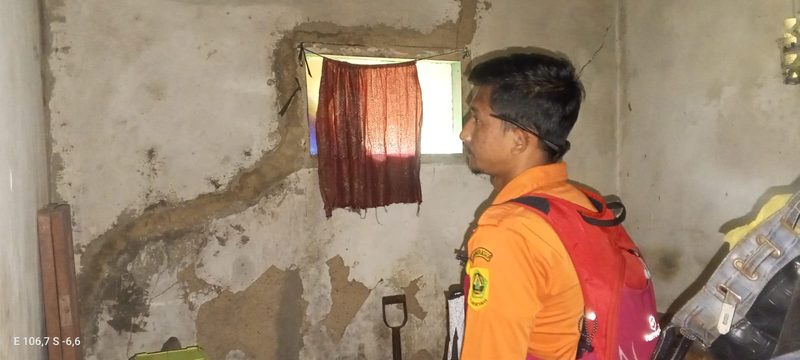 Angin Kencang Terjang Desa Cibentang Kecamatan Ciampea