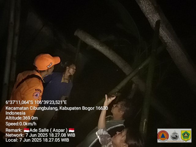 Angin Kencang Melanda Desa Situ Udik Kecamatan Cibungbulang