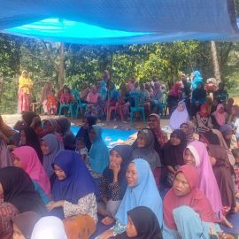 Dharma Wanita BPBD Kabupaten Bogor Melakukan Kunjungan ke Wilayah BANSOR di Kecamatan Leuwiliang.