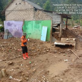 Tanah Longsor dan Banjir Bandang di Kecamatan Pamijahan Update Perubahan Sementara