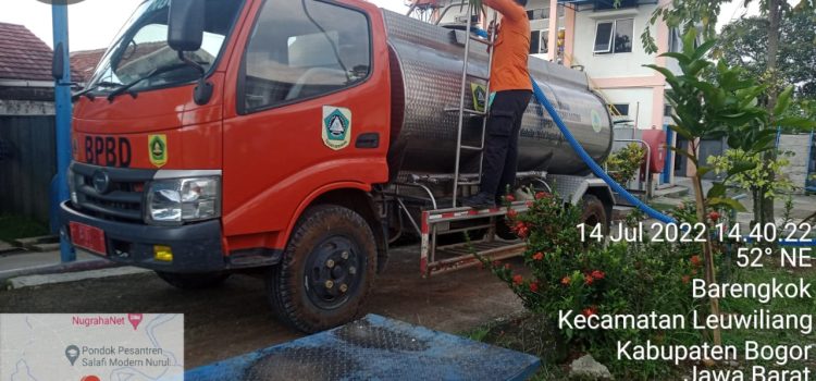 Krisis Air Bersih di Kecamatan leuwililang Akibat Dampak Bansor yang Terjadi Beberapa Pekan Lalu.